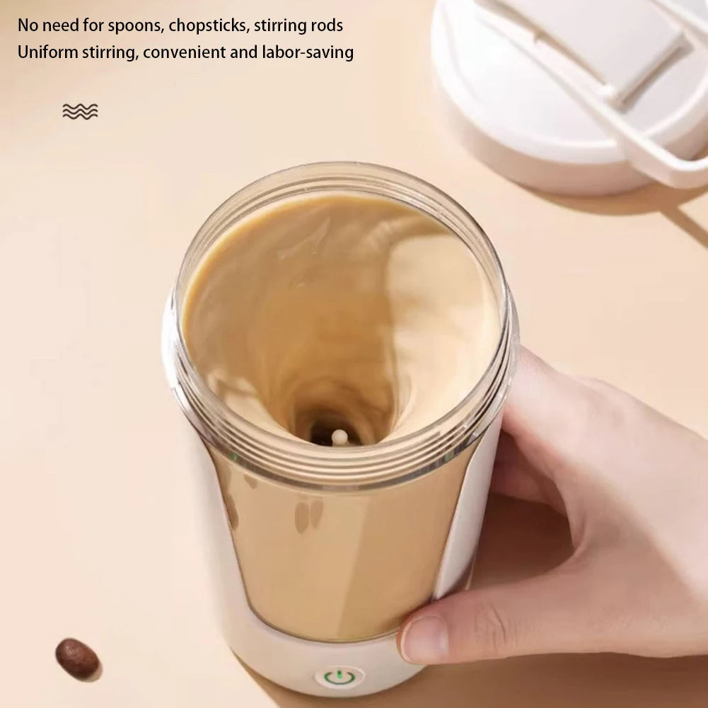 450ml Electric Automatic Mixing Cup Portable Whey Protein Shaker Bottle USD Rechargeable Fully Automatic Stirring Cup For Home